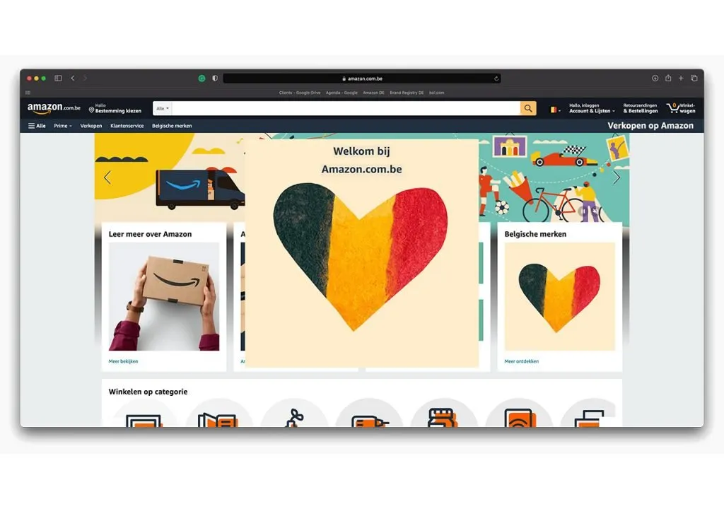 Amazon België is nu officieel live.