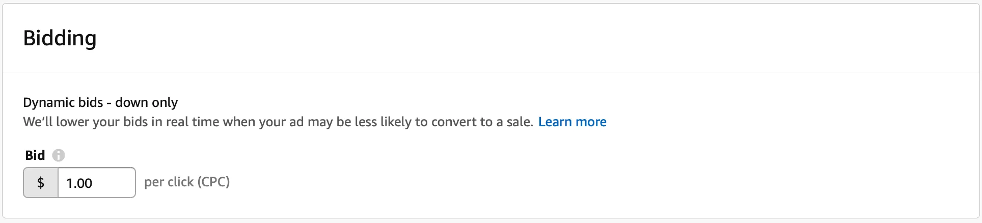 bidding amazon adverteren