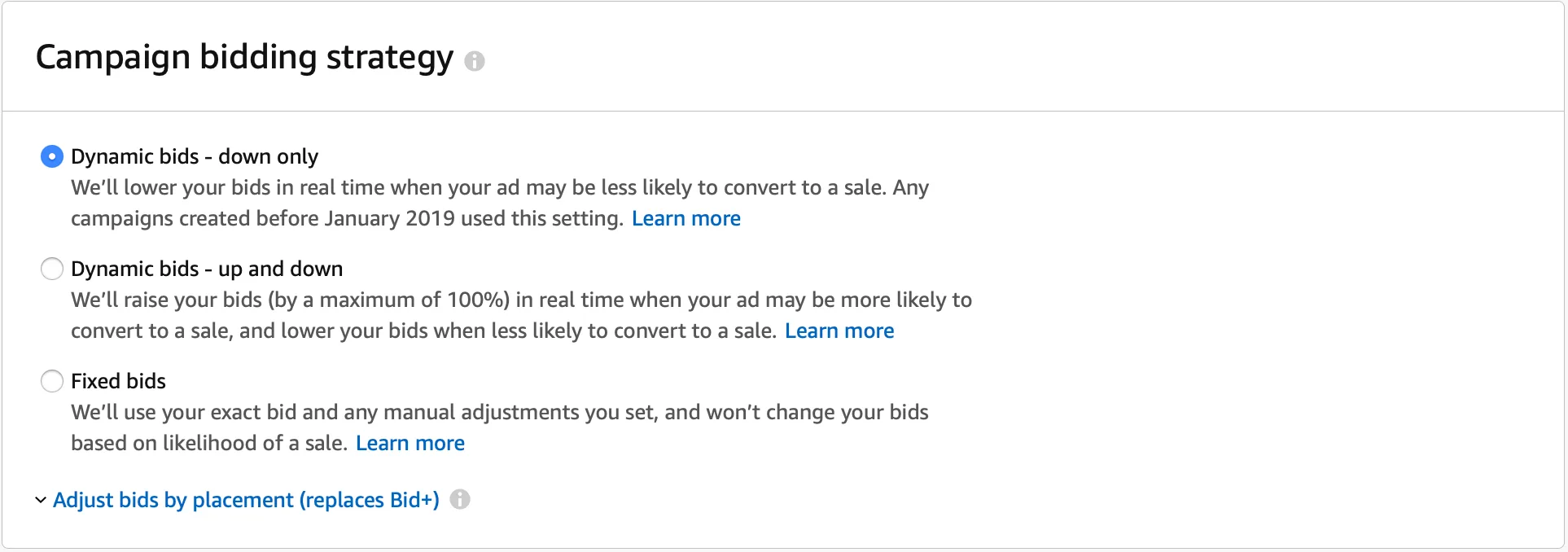 bidstrategie amazon adverteren