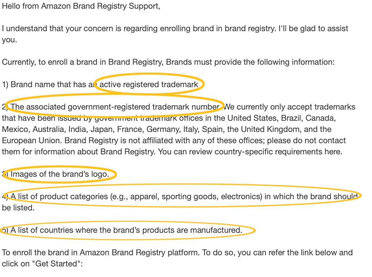 merk registreren amazon wat heb je nodig