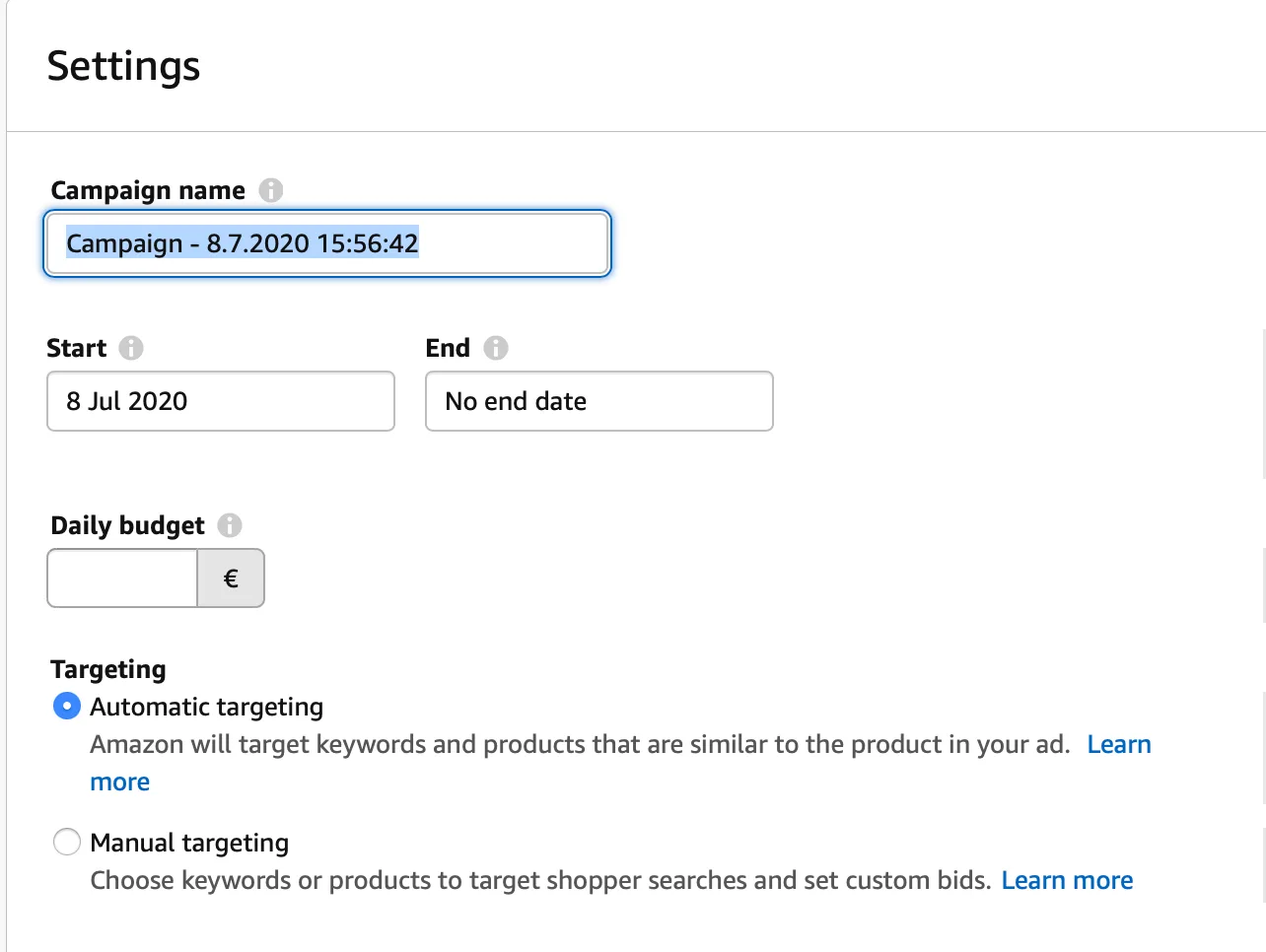 op amazon adverteren