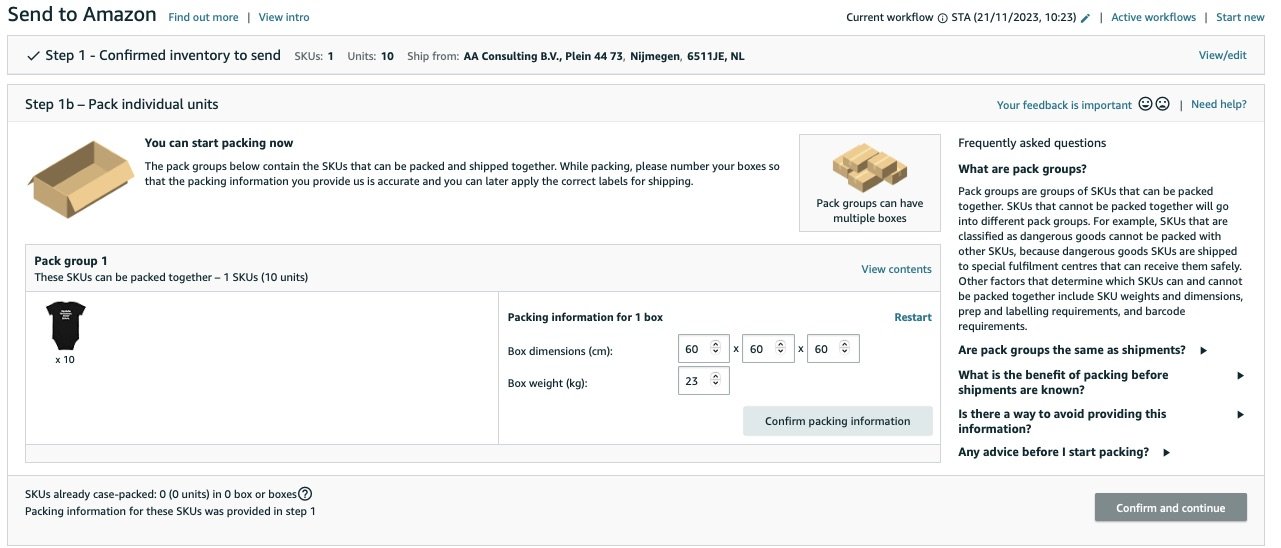 Convert to fulfilled by amazon advies