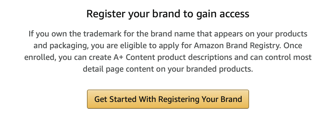 Merk registreren Amazon