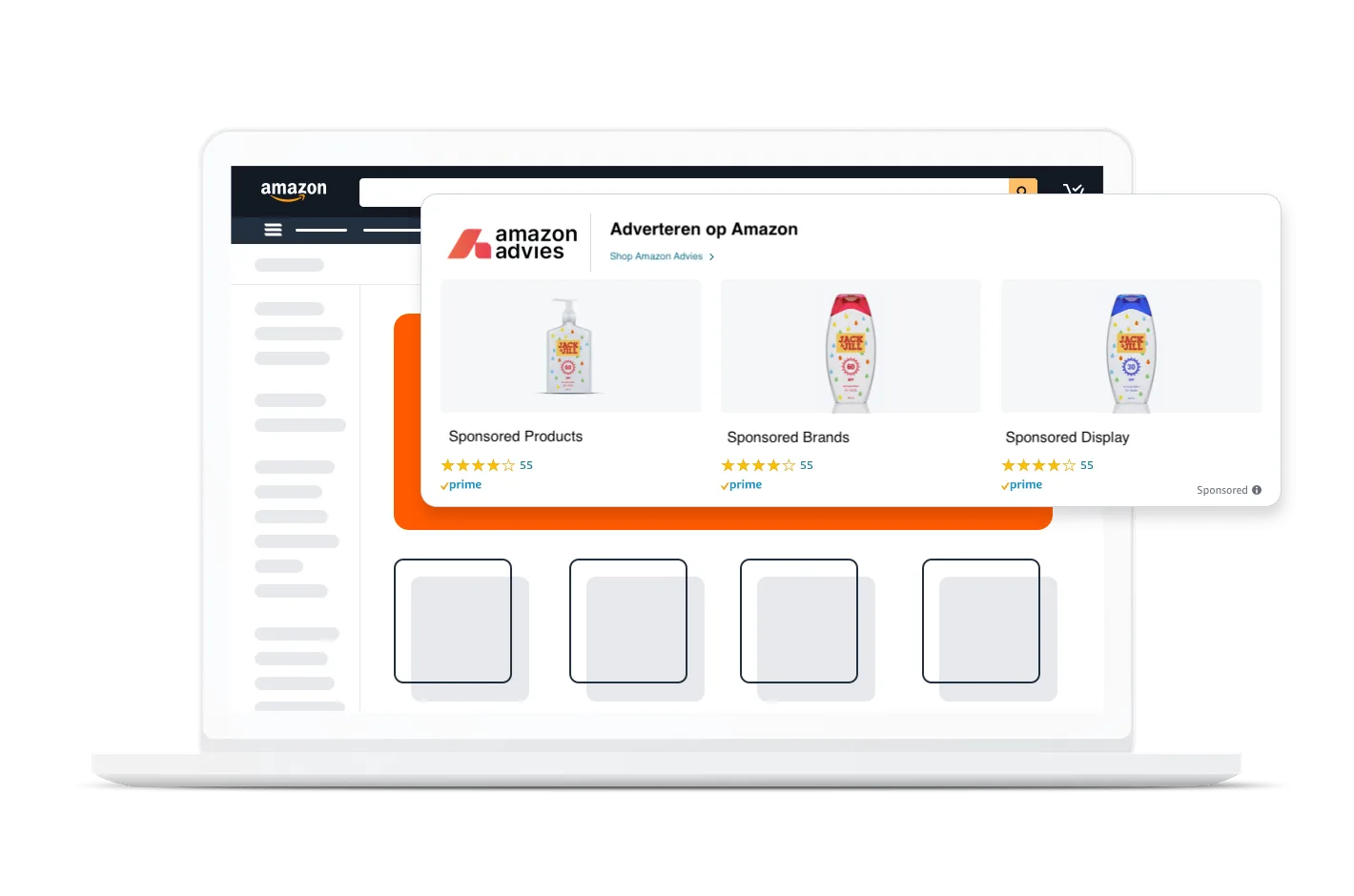 Sponsored Brand image Amazon Advies