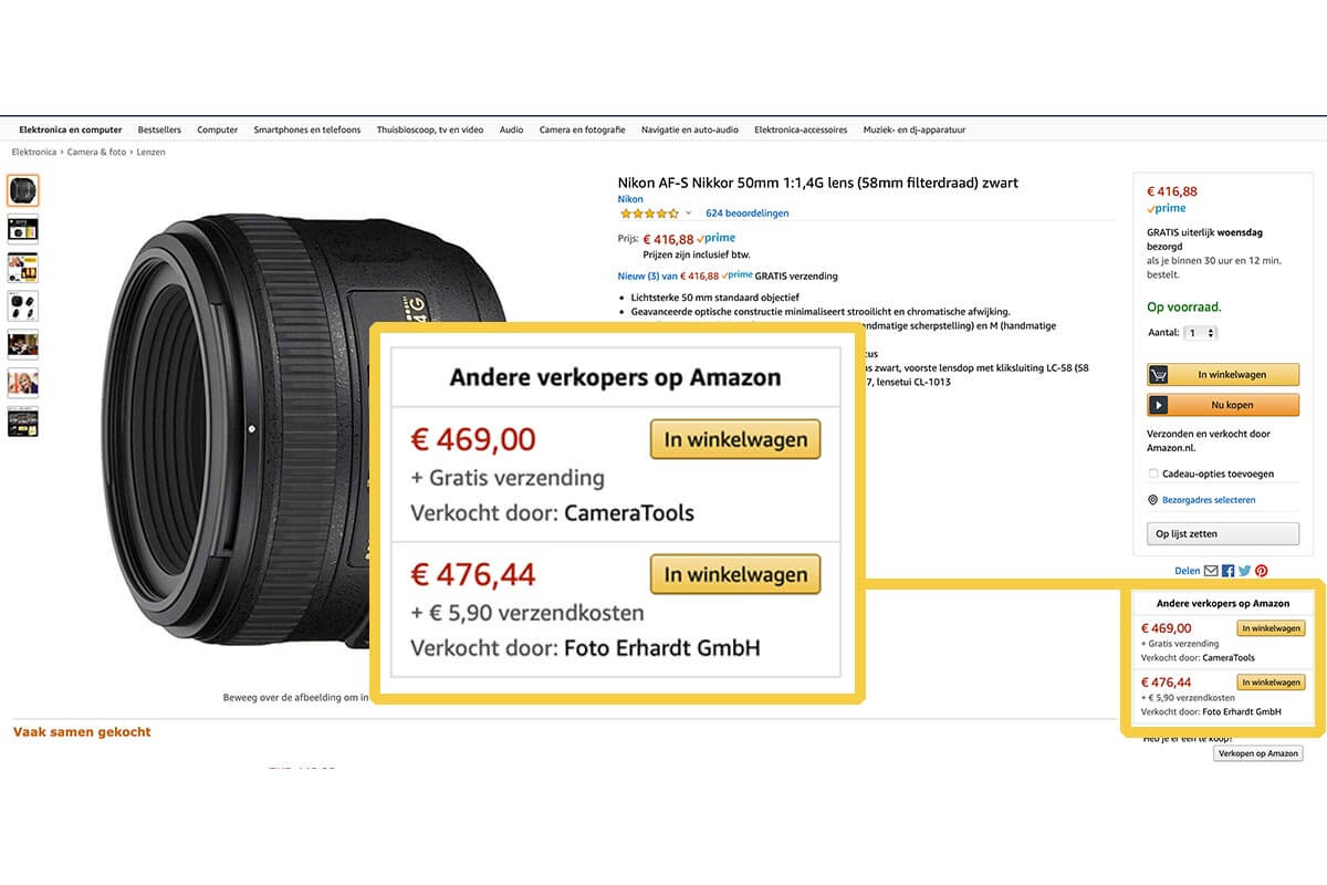 wat is de amazon buy box
